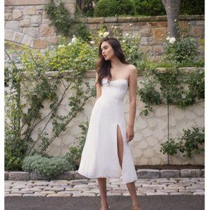 NWT Reformation Juliette Dress - Ivory